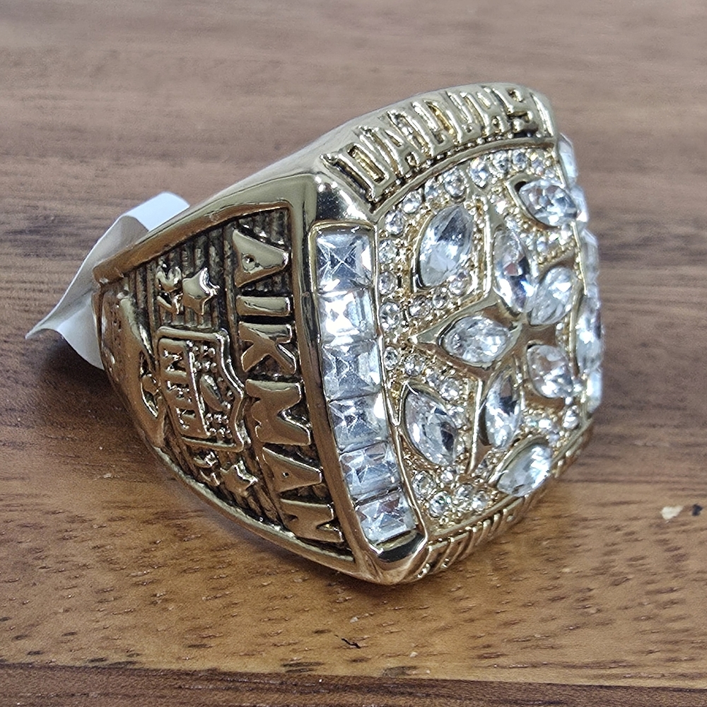 Dallas Cowboys Championship Ring Sz 13 Gold 1995 Suoerbowl Aikman Fan Edition